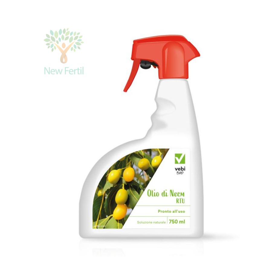 olio di neem rtu pronto all'uso vebi bio 750ml